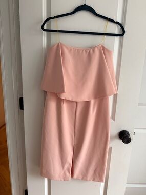 Women’s Blush Pink Strapless dress